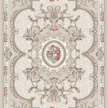 欧式法式古典欧式大花块毯 (124)