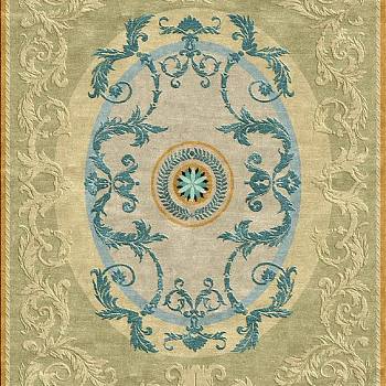 欧式法式花纹地毯 (414)
