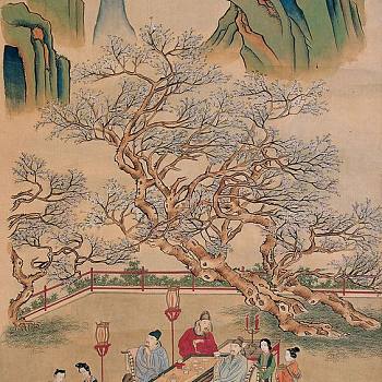 中式古典人物美女仕女图人物字画 (107)