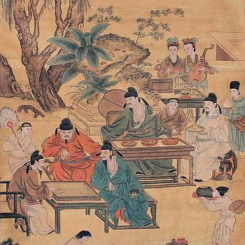 中式古典人物美女仕女图人物字画 (100)