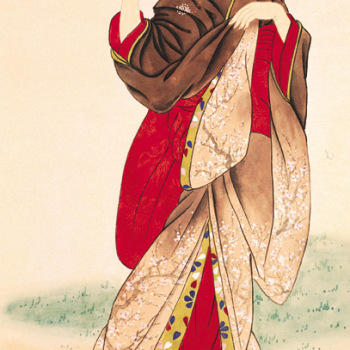 中式古典人物美女仕女图人物字画 (82)