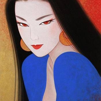 日式日式人物挂画画 (60)