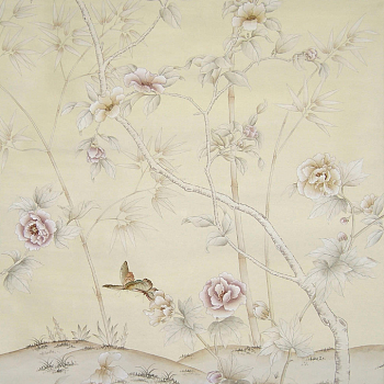 中式欧式花鸟壁纸壁布壁画背景画 (5)