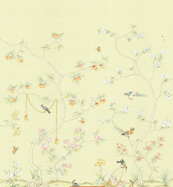 中式欧式花鸟壁纸壁布壁画背景画 2 中式花纹 3d材质贴图 高清材质贴图网 模型组