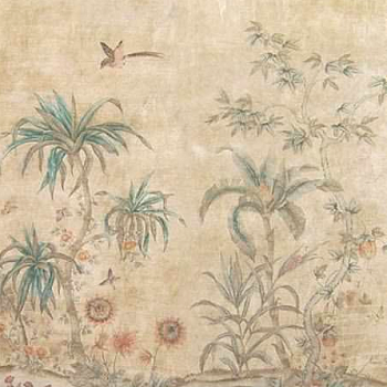 中式欧式花鸟壁纸壁布壁画背景画 (7)