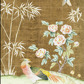 中式欧式花鸟壁纸壁布壁画背景画 (29)