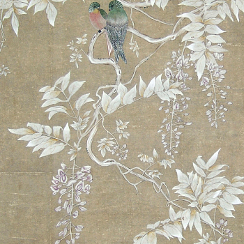 中式欧式花鸟壁纸壁布壁画背景画 (30)