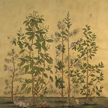 中式欧式花鸟壁纸壁布壁画背景画 (24)