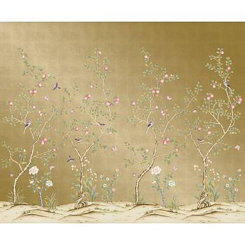 中式欧式花鸟壁纸贴图 (158)