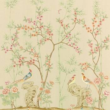 中式欧式花鸟壁纸贴图 (243)