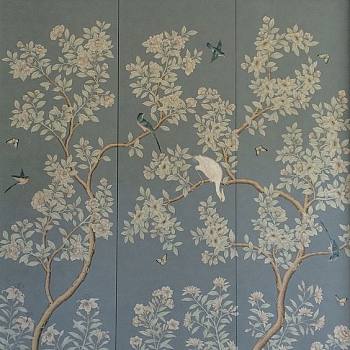 中式欧式花鸟壁纸贴图 (232)