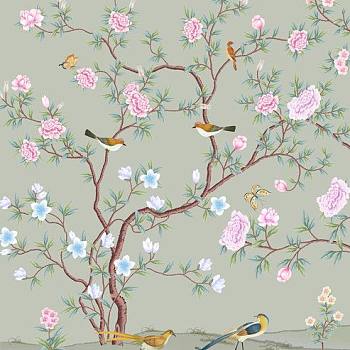 中式欧式花鸟壁纸贴图 (221)