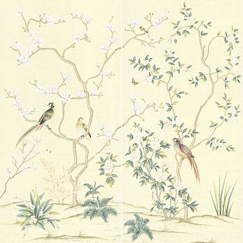 中式欧式花鸟壁纸贴图 (219)