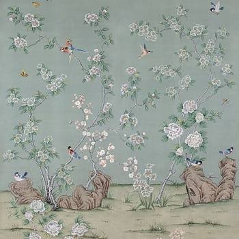 中式欧式花鸟壁纸贴图 (198)