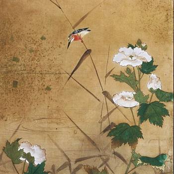 中式欧式花鸟壁纸贴图 (304)