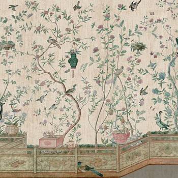 中式欧式花鸟壁纸贴图 (296)