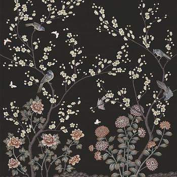 中式欧式花鸟壁纸贴图 (291)