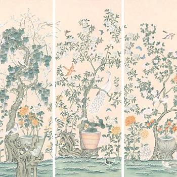 中式欧式花鸟壁纸贴图 (266)