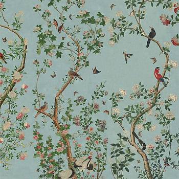 中式欧式花鸟壁纸贴图 (351)