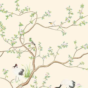 中式欧式田园花鸟壁纸壁画壁布背景画 (92)