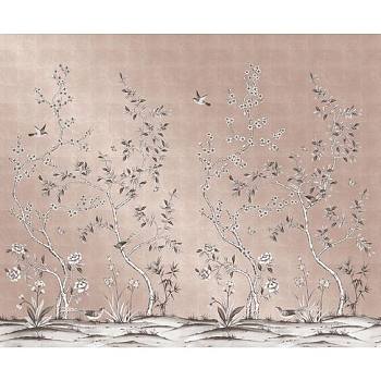 中式欧式田园花鸟壁纸壁画壁布背景画 (26)