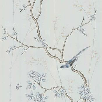 中式欧式田园花鸟壁纸壁画壁布背景画 (28)