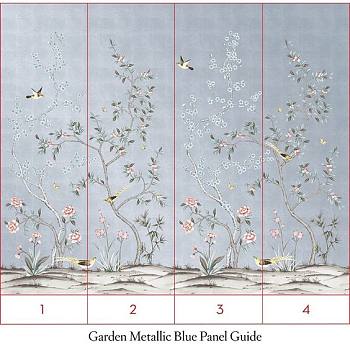 中式欧式田园花鸟壁纸壁画壁布背景画 (48)