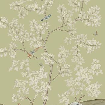 中式欧式田园花鸟壁纸壁画壁布背景画 (88)