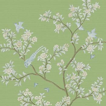 中式欧式田园花鸟壁纸壁布背景画 (10)