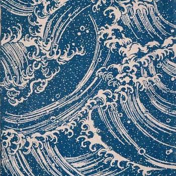 中式水纹海浪图案壁纸贴图 (6)
