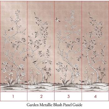 中式欧式田园花鸟壁纸壁画壁布背景画 (100)
