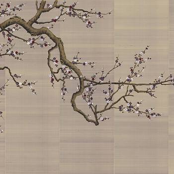 中式欧式田园花鸟壁纸壁画壁布背景画 (45)