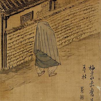 韩国朝鲜族韩式古典人物山水字画 (69)