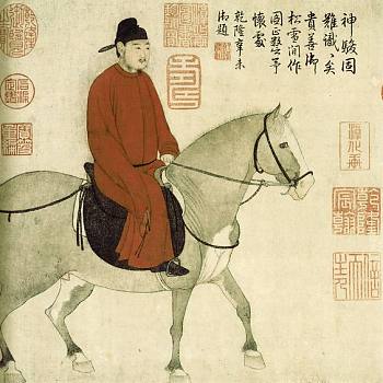 韩国韩式朝鲜族古典人物官员字画 (91)