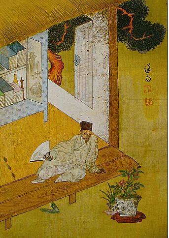 韩国朝鲜族韩式古典人物山水字画 (28)