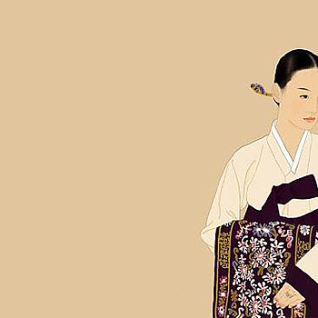 韩国韩式朝鲜族古典人物字画 (147)