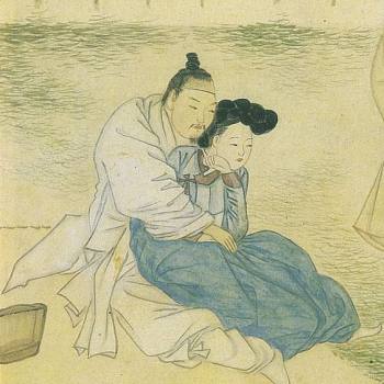 韩国韩式朝鲜族古典人物字画 a (32)