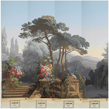 欧式法式古典风景油画背景画壁画 壁纸壁布 (10)