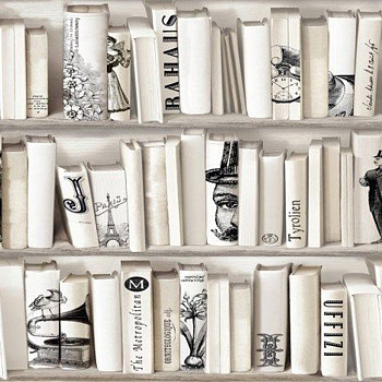 现代欧式美式书籍书柜壁纸壁纸贴图 (139)