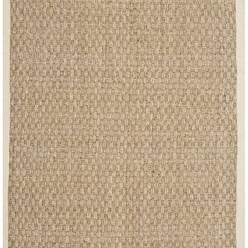 新中式块毯亚麻禅意单色块毯地毯贴图 (10)