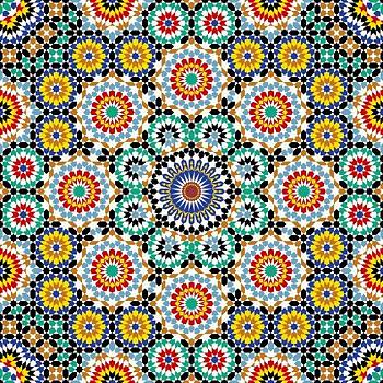 欧式地中海民族花纹瓷砖花砖贴图 (10)