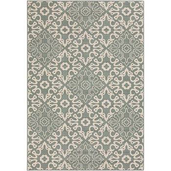 欧式法式新古典花纹地毯方毯 (4)
