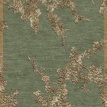 新中式玫瑰花瓣地毯材质贴图