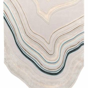 新中式水墨抽象地毯水纹地毯材质贴图 (2)