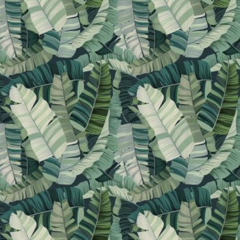 北欧现代大叶子植物壁纸装饰画材质贴图下载 (3)