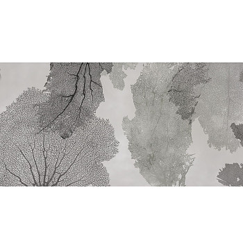 新中式树叶叶脉图案地毯材质贴图 (3)