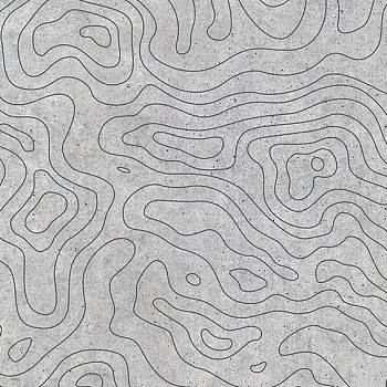 新中式水纹等高线图案抽象图案地毯材质贴图 (5)