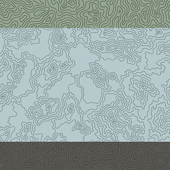 新中式水纹等高线图案抽象图案地毯材质贴图 (6)