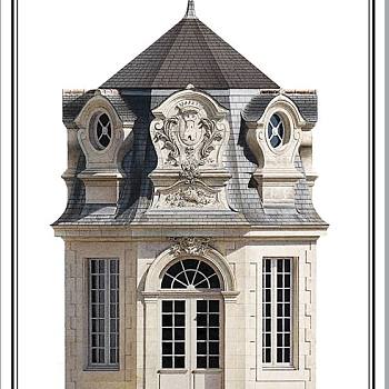 欧式法式英伦现代建筑装饰画挂画 (15)