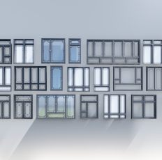 中式窗户 窗户组合 住宅窗户 窗户种类 四合院窗户 民宿窗户